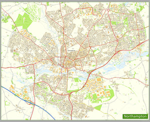 Northampton Street Map– I Love Maps