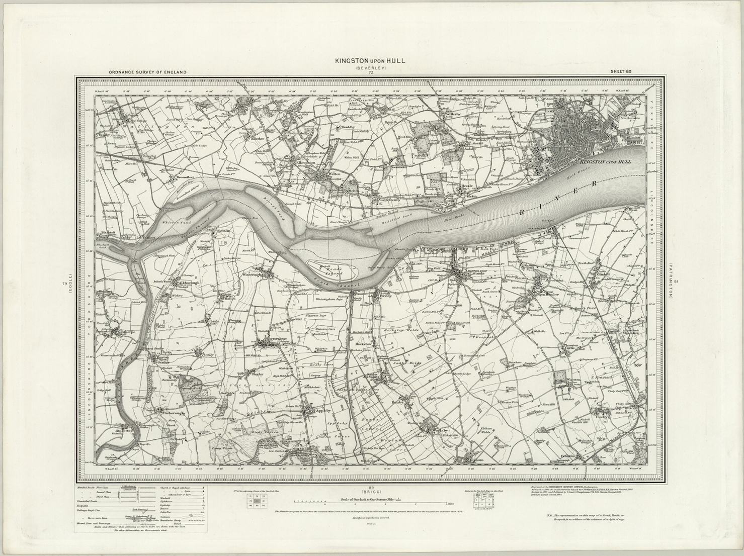 1890 Collection - Kingston upon Hull Ordnance Survey Map– I Love Maps