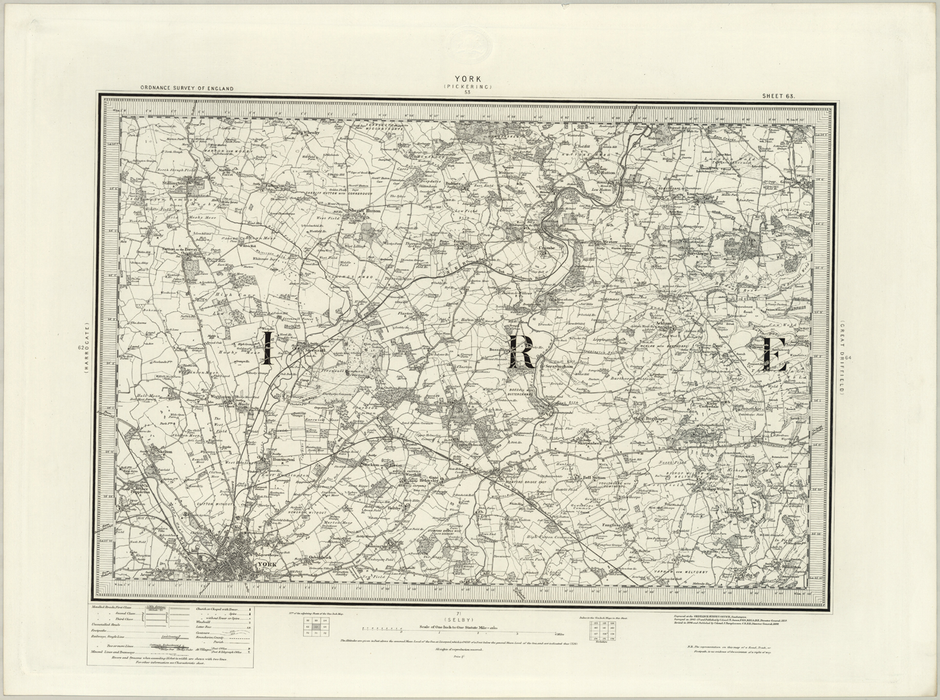 1890 Collection - York (Pickering) Ordnance Survey Map
