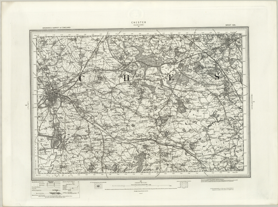 1890 Collection - Chester (Runcorn) Ordnance Survey Map