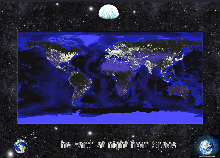 World From Space Placemat