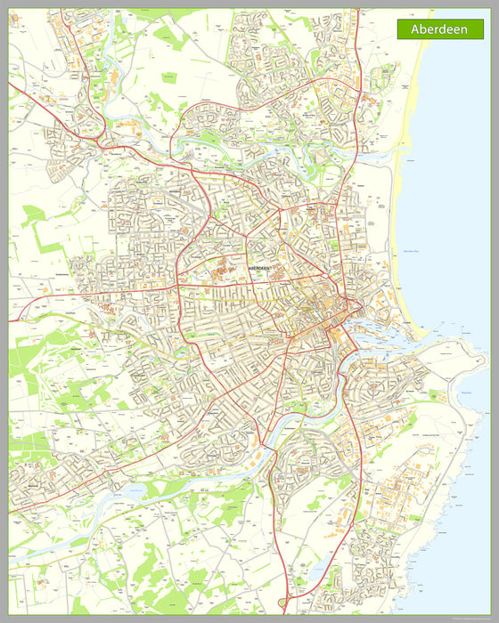 Aberdeen Street Map