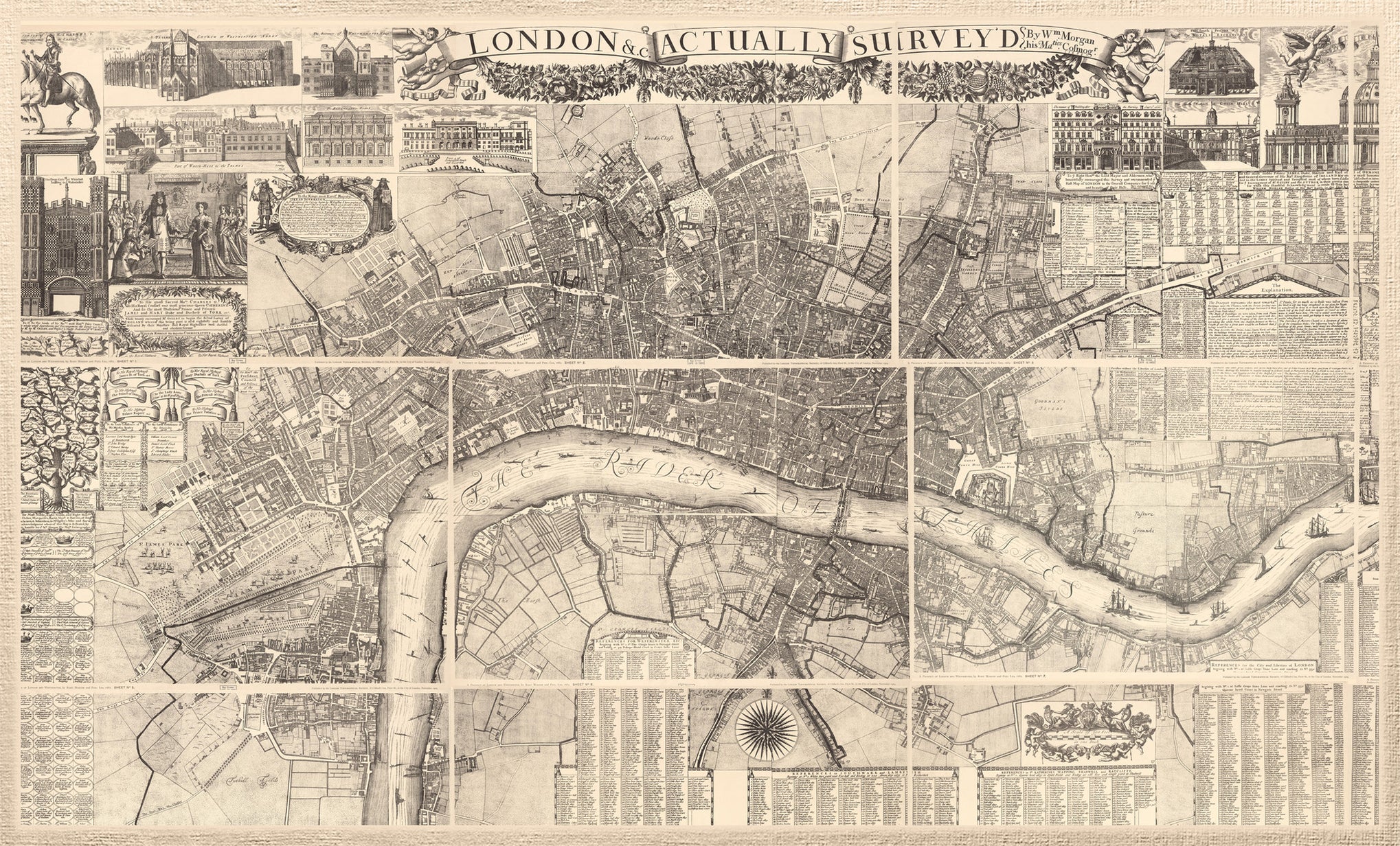 1682 Morgan s Map Of The Whole Of London I Love Maps 1682 Morgan s Map Of The Whole Of London I Love Maps