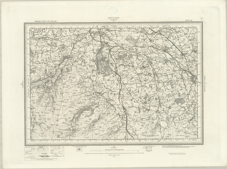 1890 Collection - Appleby (Penrith) Ordnance Survey Map