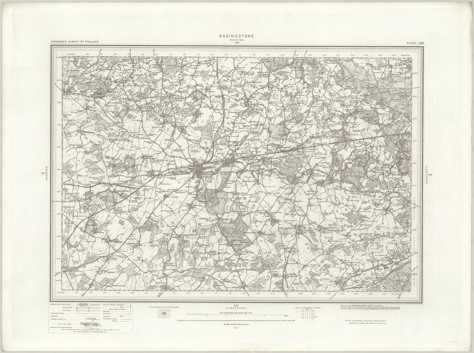 1890 Collection - Basingstoke Ordnance Survey Map