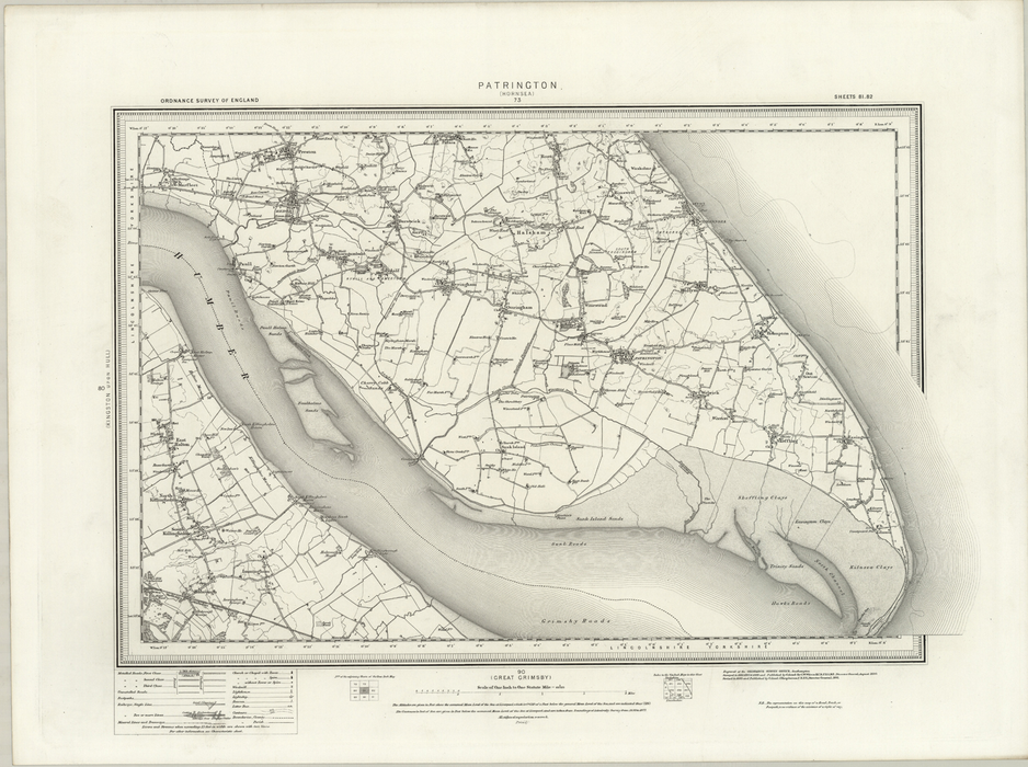 1890 Collection - Patrington (Hornsea) Ordnance Survey Map