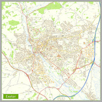 Exeter Street Map– I Love Maps