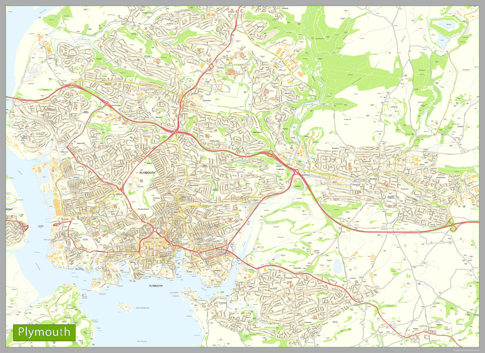 Plymouth Street Map