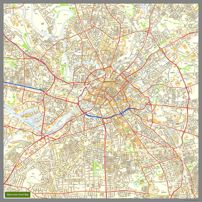 Manchester Street Map