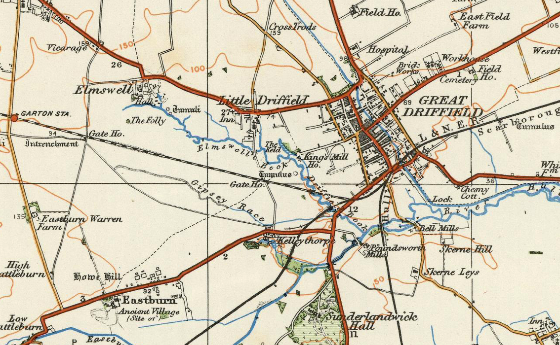 Great Driffield & Bridlington - Ordnance Survey of England and Wales 1920 Series