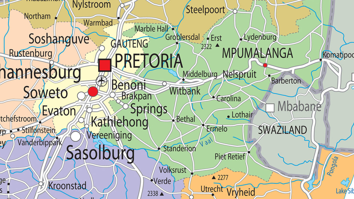 South Africa Political Map