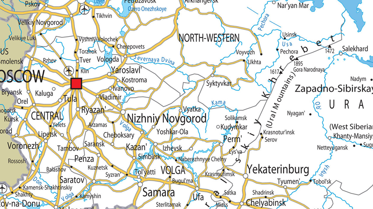 Russia Road Map
