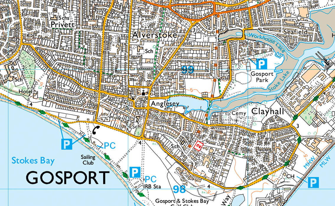 Portsmouth Coastal Area Map