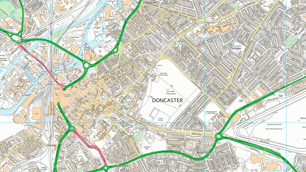 Doncaster Street Map