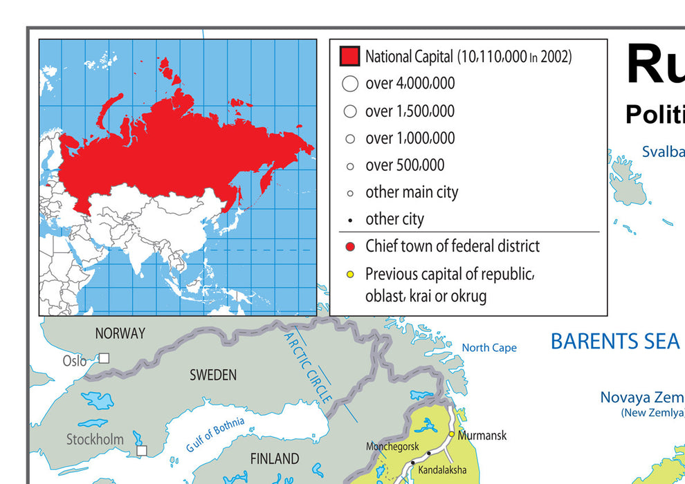 Russia Political Map