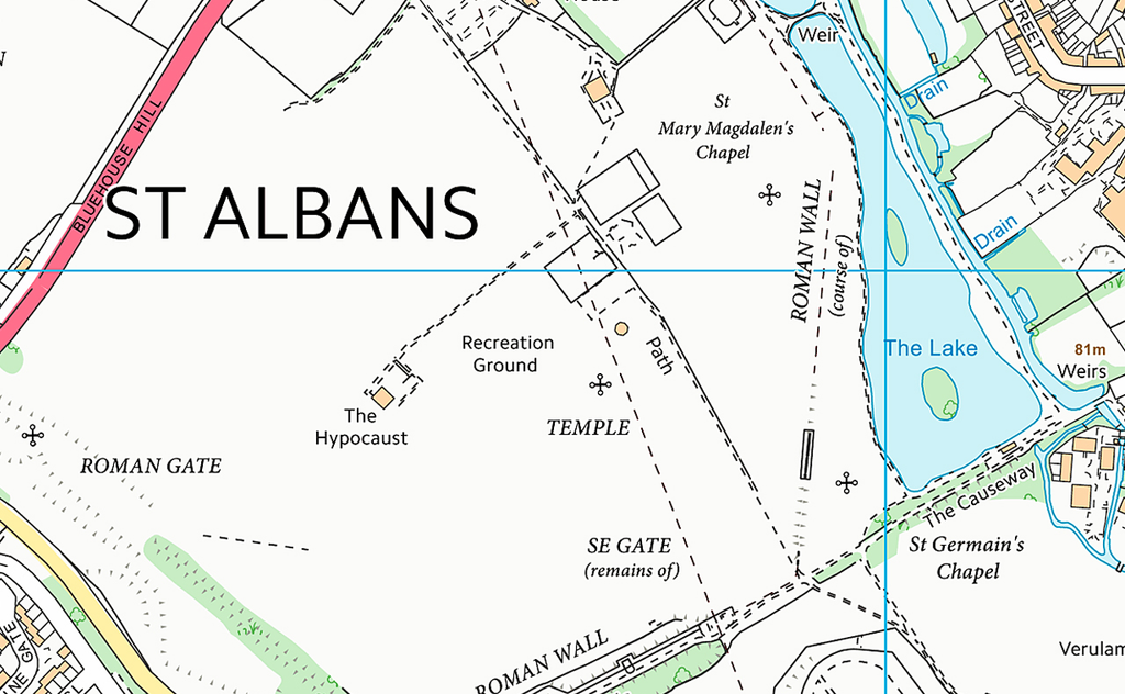 St Albans Street Map I Love Maps