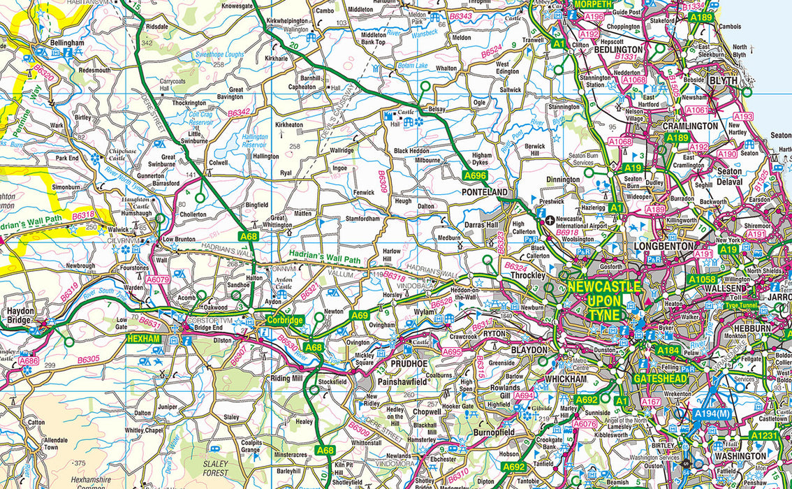 The North East Map