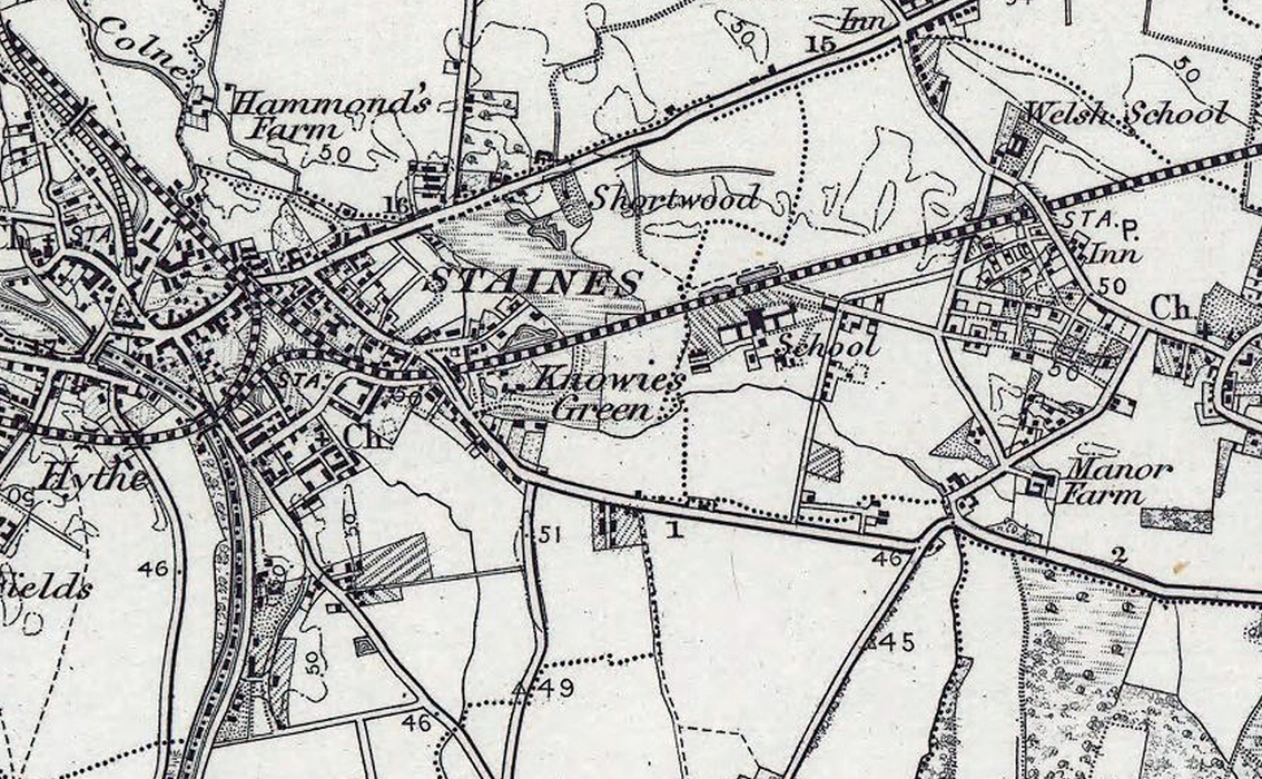 Windsor 1863 Ordnance Survey Map