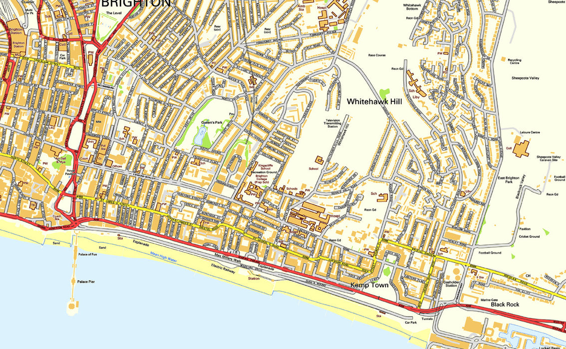 Brighton Street Map