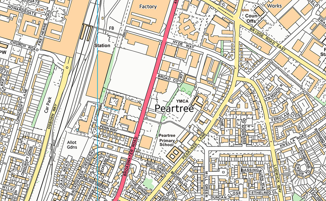 Welwyn Garden City Street Map I Love Maps