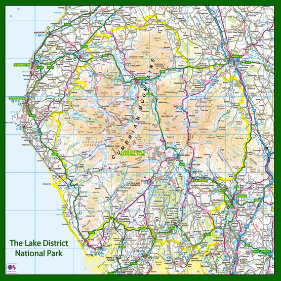 The Lake District National Park Placemat