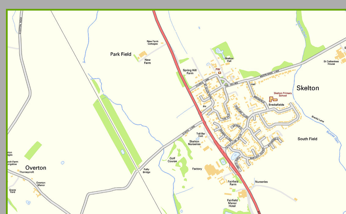 York Street Map– I Love Maps