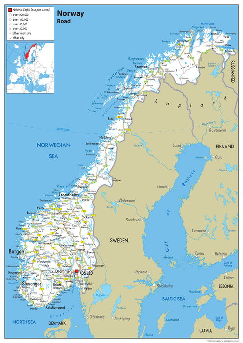 Norway Road Map