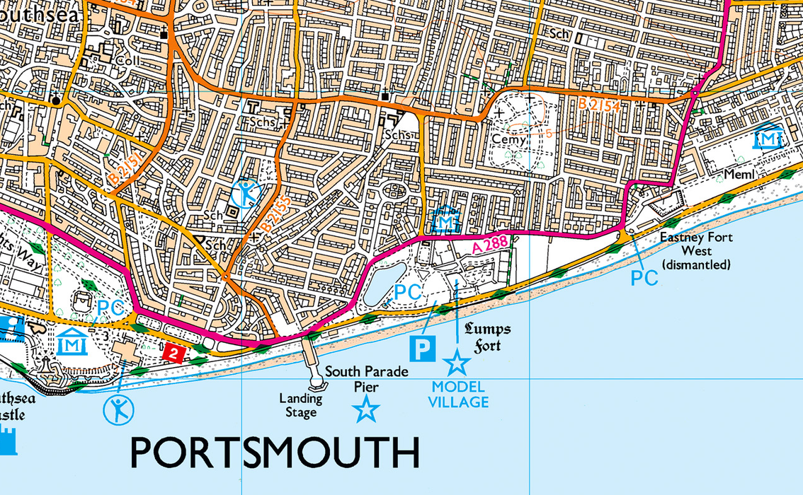 Portsmouth Coastal Area Map