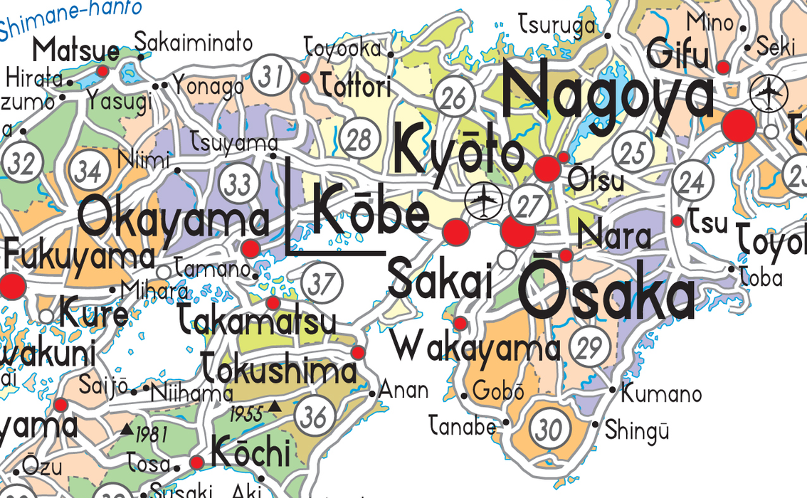 Japan Political Map