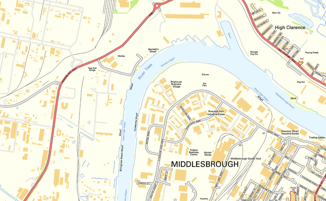 Swansea Street Map