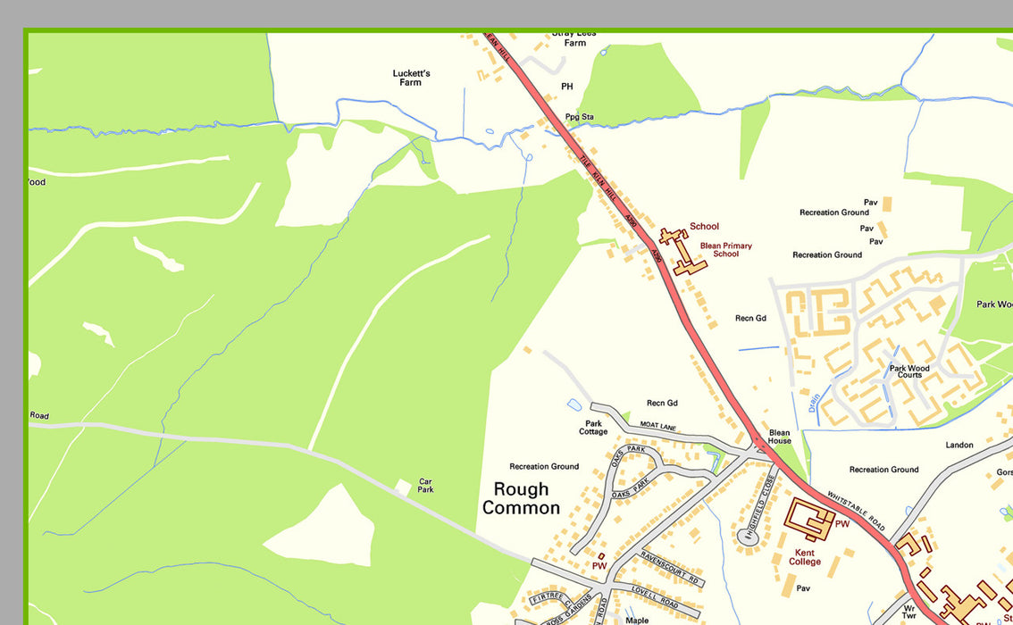 Canterbury Street Map