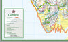 Cumbria, a ceremonial and non-metropolitan county in North West England, UK. It is the third biggest county in the UK.  This map covers the city of Carlisle and towns      Maryport     Workington     Whitehaven     Penrith     Kendal     Ulverston     Barrow-in-Furness