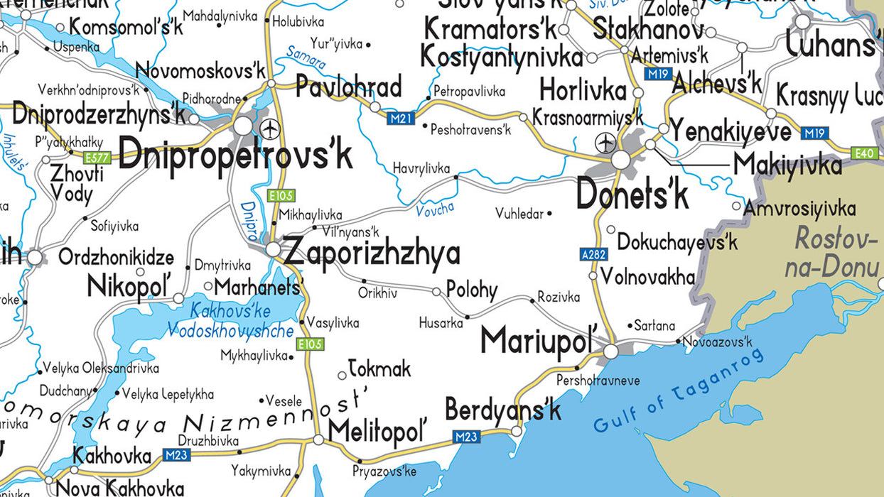 Ukraine Road Map