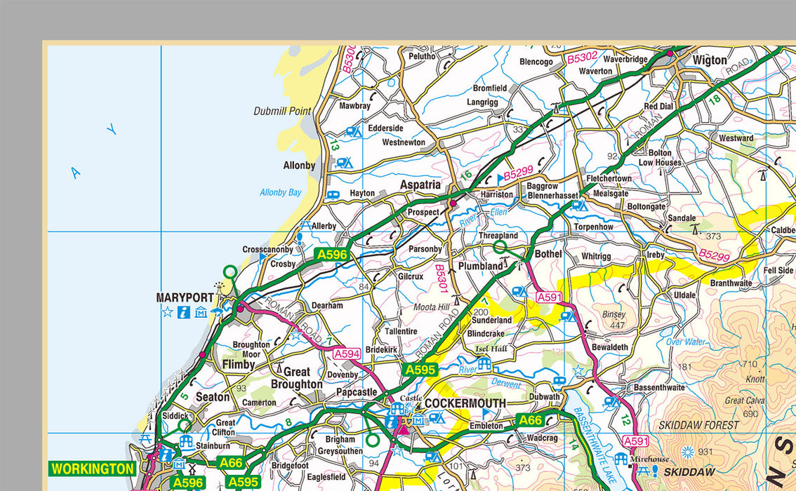 The Lake District National Park Map