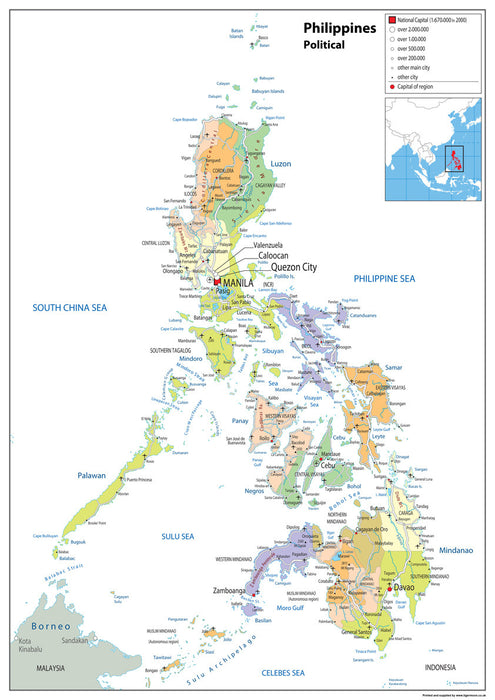 Philippines Political Map