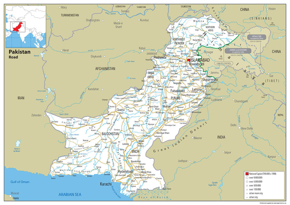 Pakistan Road Map
