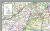 map of West Sussex, England, UK.  This map covers the city of Chichester and the towns      Worthing     Crawley     Bognor Regis     Littlehampton     Shoreham-by-Sea     Horsham     Haywards Heat     Burgess Hill     East Grinstead     Chichester