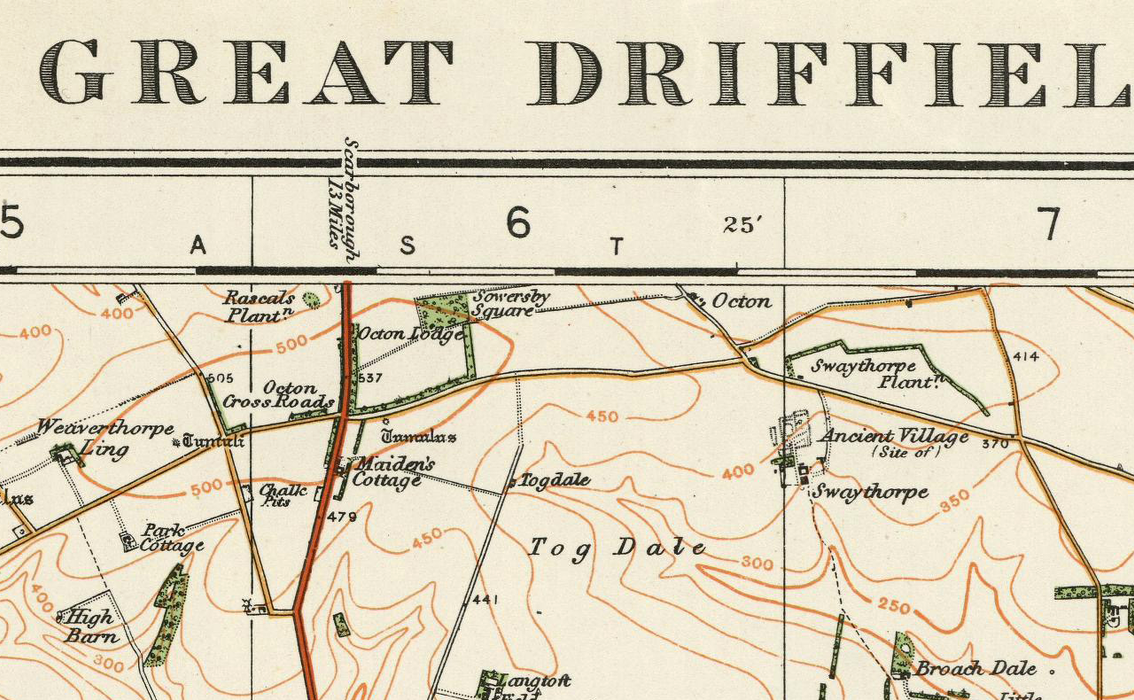 Great Driffield & Bridlington - Ordnance Survey of England and Wales 1920 Series