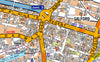 An extract from an A-Z Map of Manchester