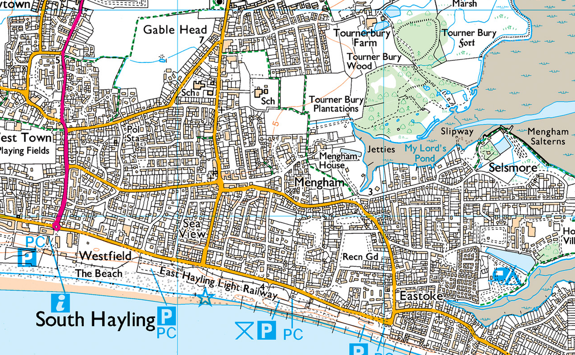 Portsmouth Coastal Area Map