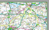 1:100,000 detailed map of Northamptonshire, in England, UK.  This map covers the County Town of Northampton and towns:      Kettering     Corby     Wellingborough     Rushden     Daventry   and the districts:      South Northamptonshire     Northampton     Daventry     Wellingborough     Kettering     Corby     East Northamptonshire