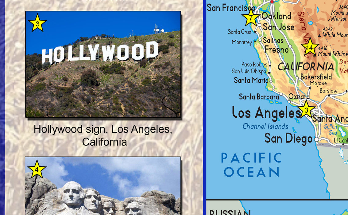 Map Poster of the USA