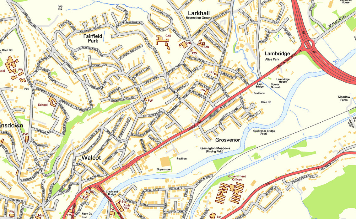 Bath Street Map