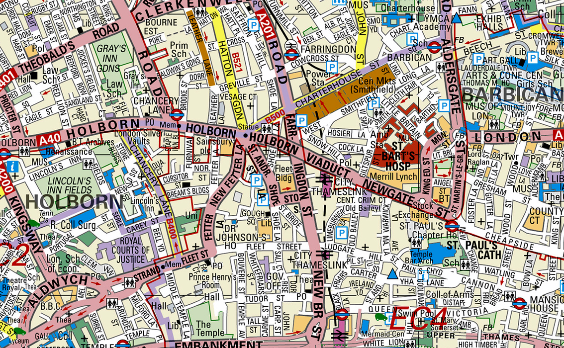 Discover London Illustrated Map