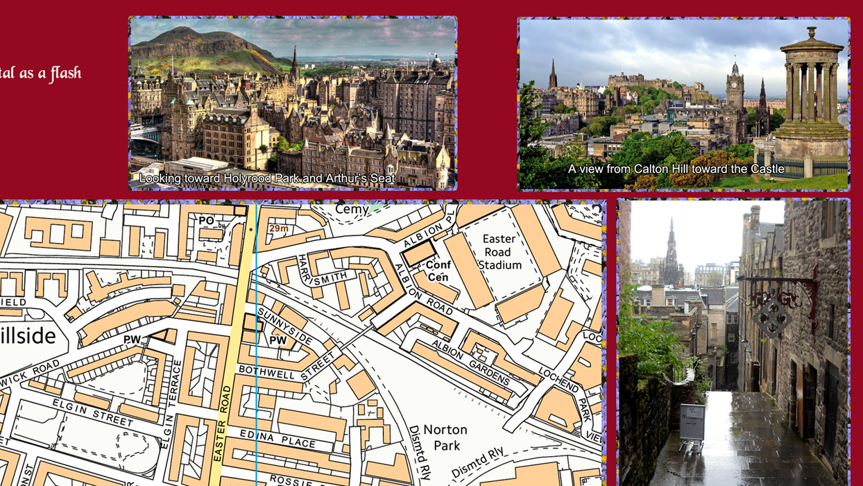 Edinburgh City Centre Map