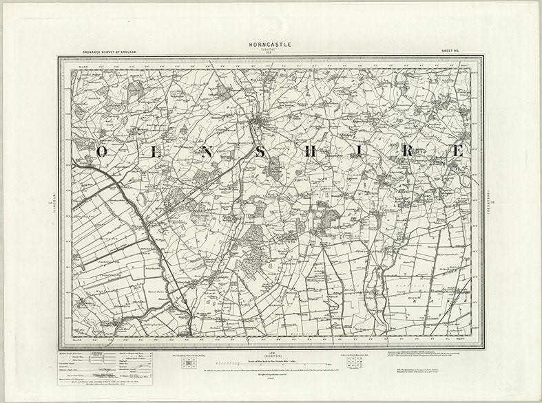 1890 Collection - Horncastle Ordnance Survey Map