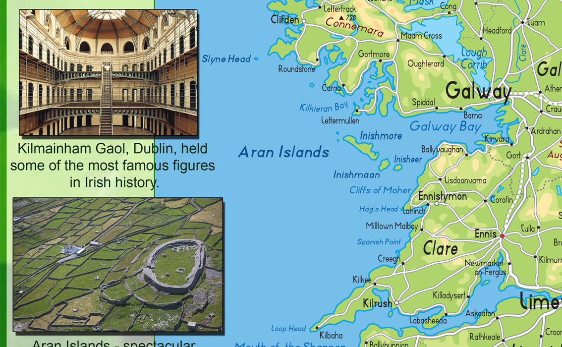 Illustrated Map of Ireland