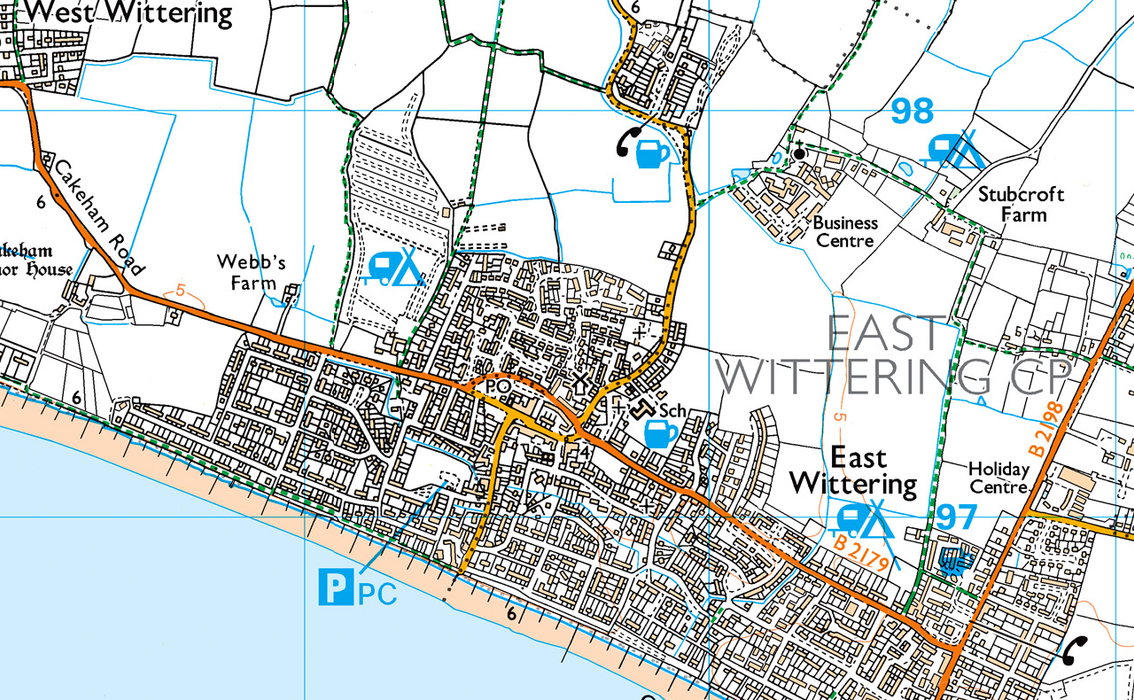 Portsmouth Coastal Area Map