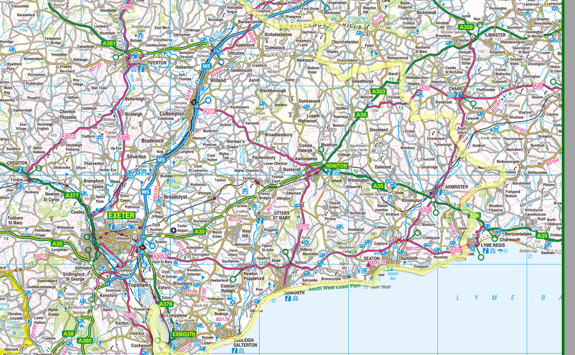 Devon Border Devon County Map– I Love Maps