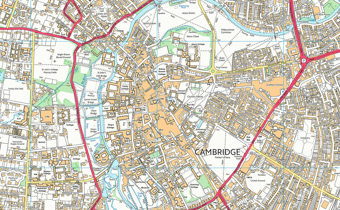 Cambridge Street Map